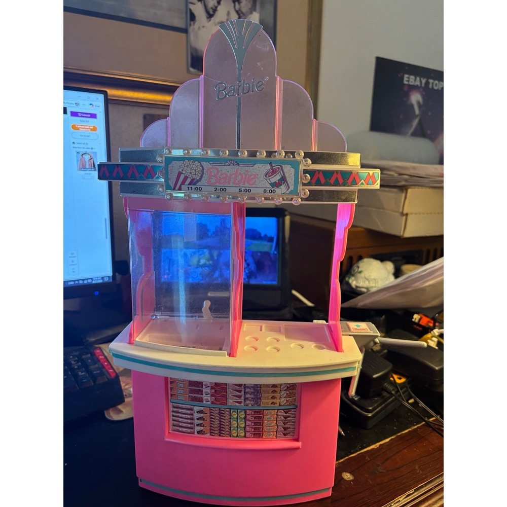 Vintage Barbie Movie Theatre Magical Screen & Turnstile